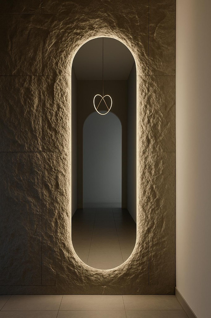 Espejo Chantal ovalado de cuerpo entero