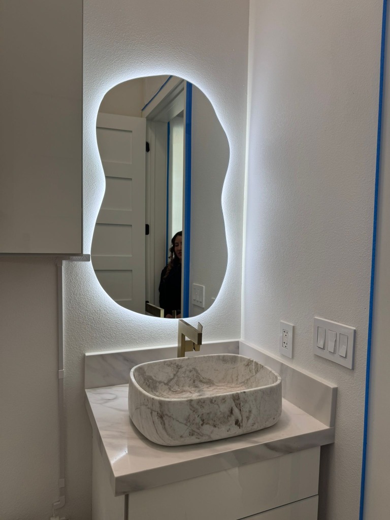 Espejo Cher con luz LED